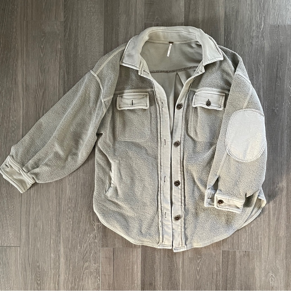 Free People Ruby Oversized Shirt Jacket Shacket